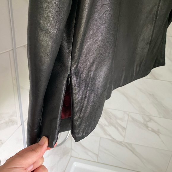 Vintage Nicole Miller Leather Jacket - Picture 5 of 5